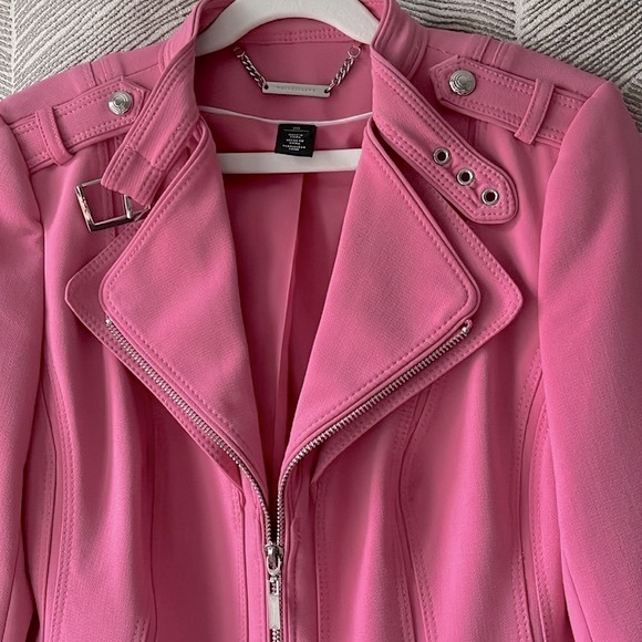 WHBM Pink Moto Jacket 00 - Picture 7 of 10